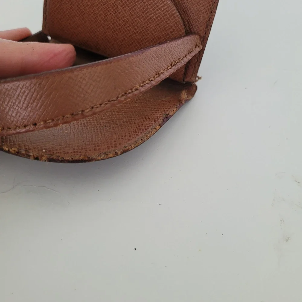 Louis Vuitton Monogram Porte Monnaie Cuvette Coin Purse Brown Wallet M61960